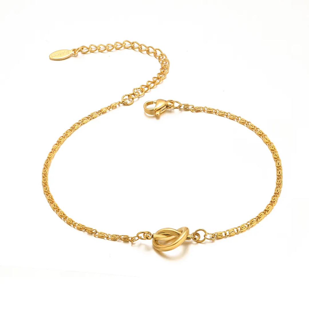 Stainless Steel Knot Connector Charm - 1 Piece