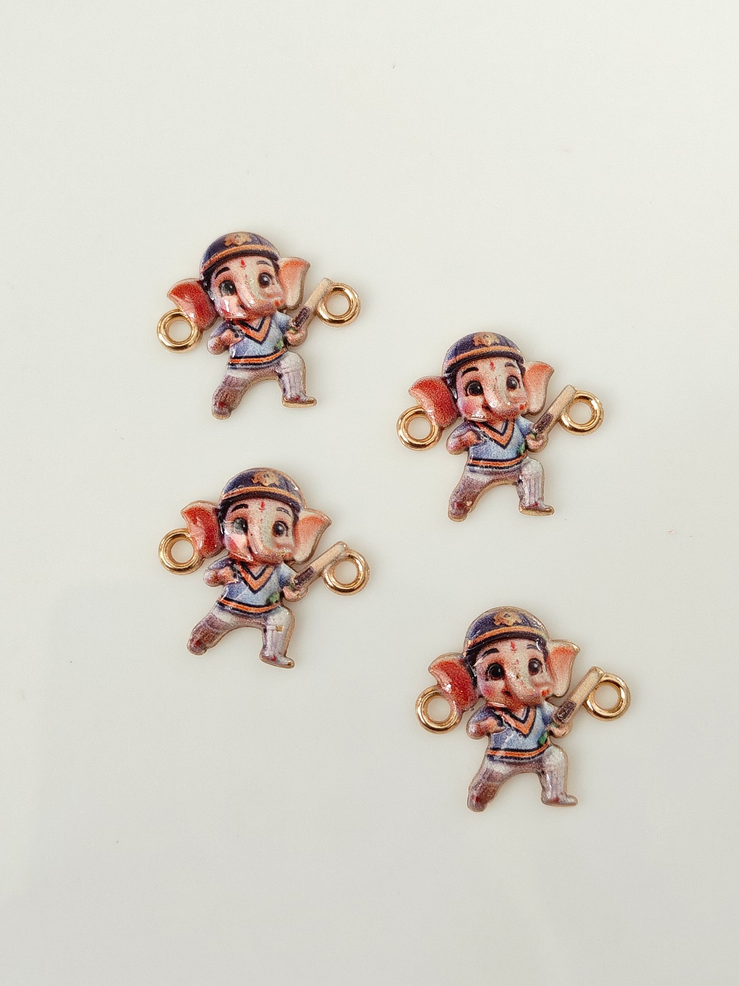 Lord Ganesha Connector Charm - 1 Piece