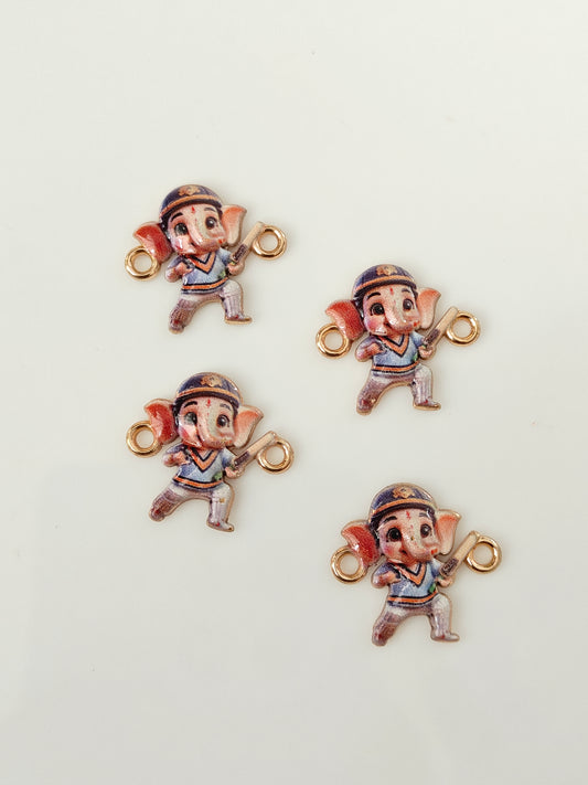Lord Ganesha Connector Charm - 1 Piece