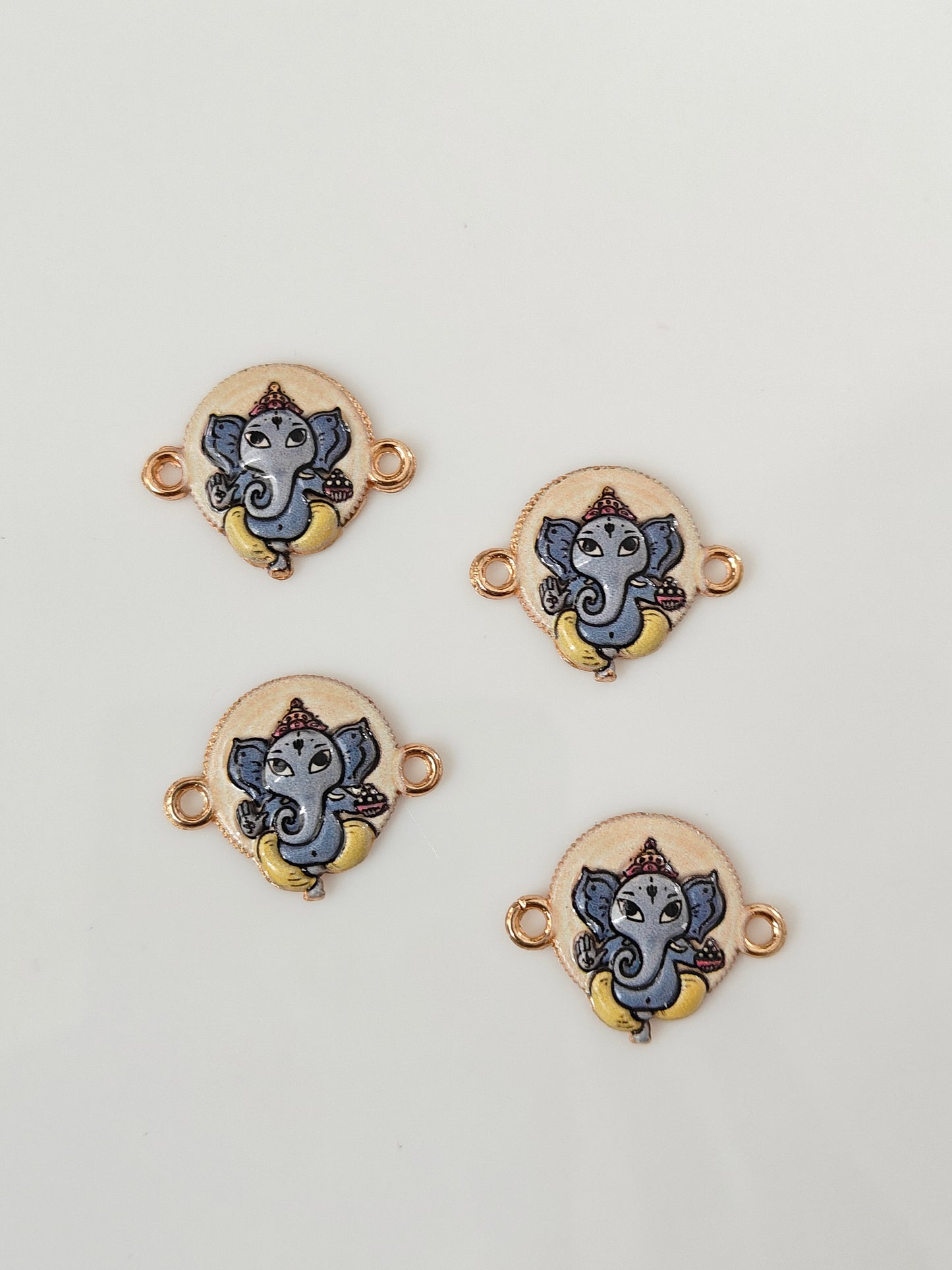 Lord Ganesha Connector Charm - 1 Piece
