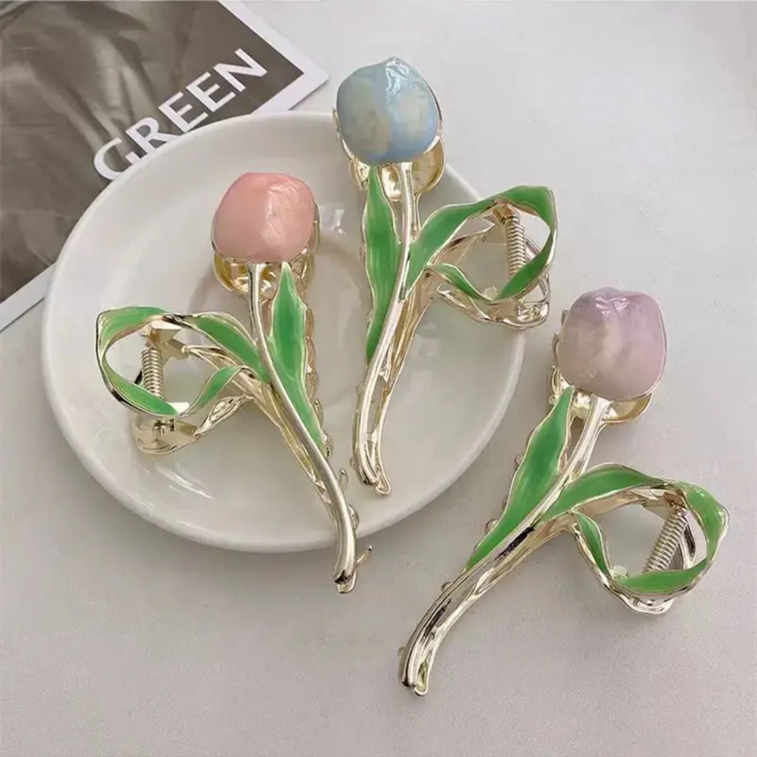 Korean Style Tulip Claw Clip