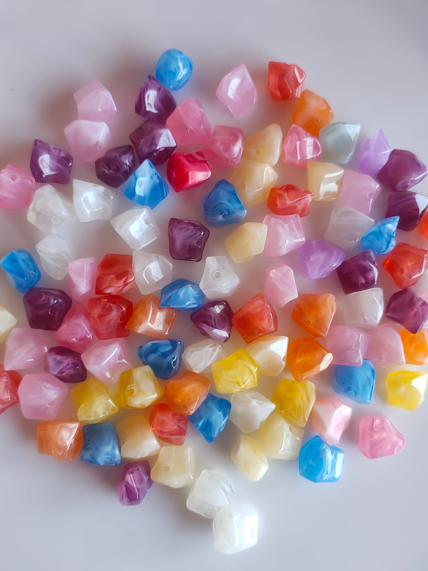 Colored Stone Beads 20g