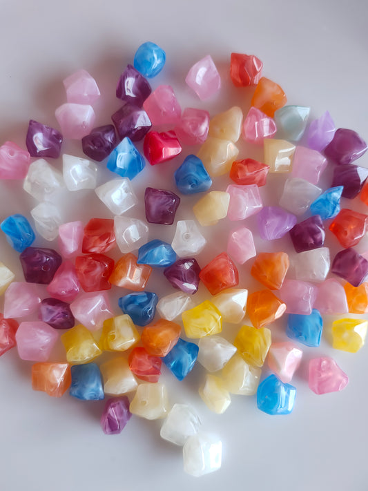 Colored Stone Beads 20g