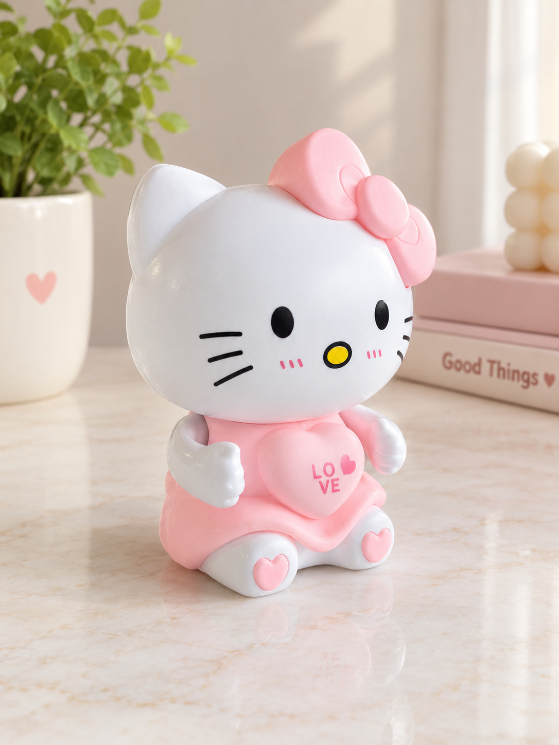 Love You Kitty Light Keychain