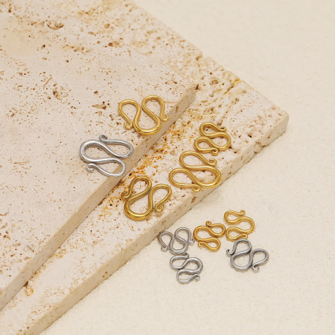 W Shape End Clasp Hooks - 1 Piece