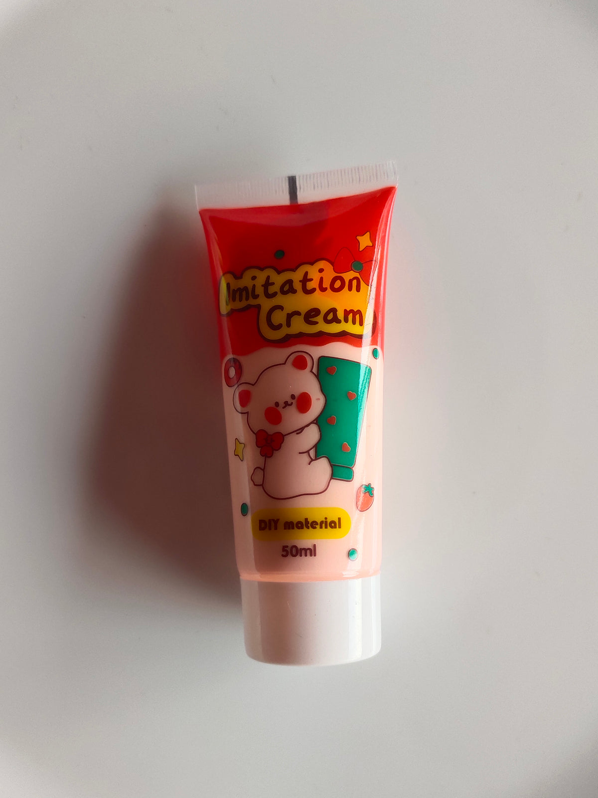 Decoden Glue Korean Pink 50ml Tube With Random Nozzel