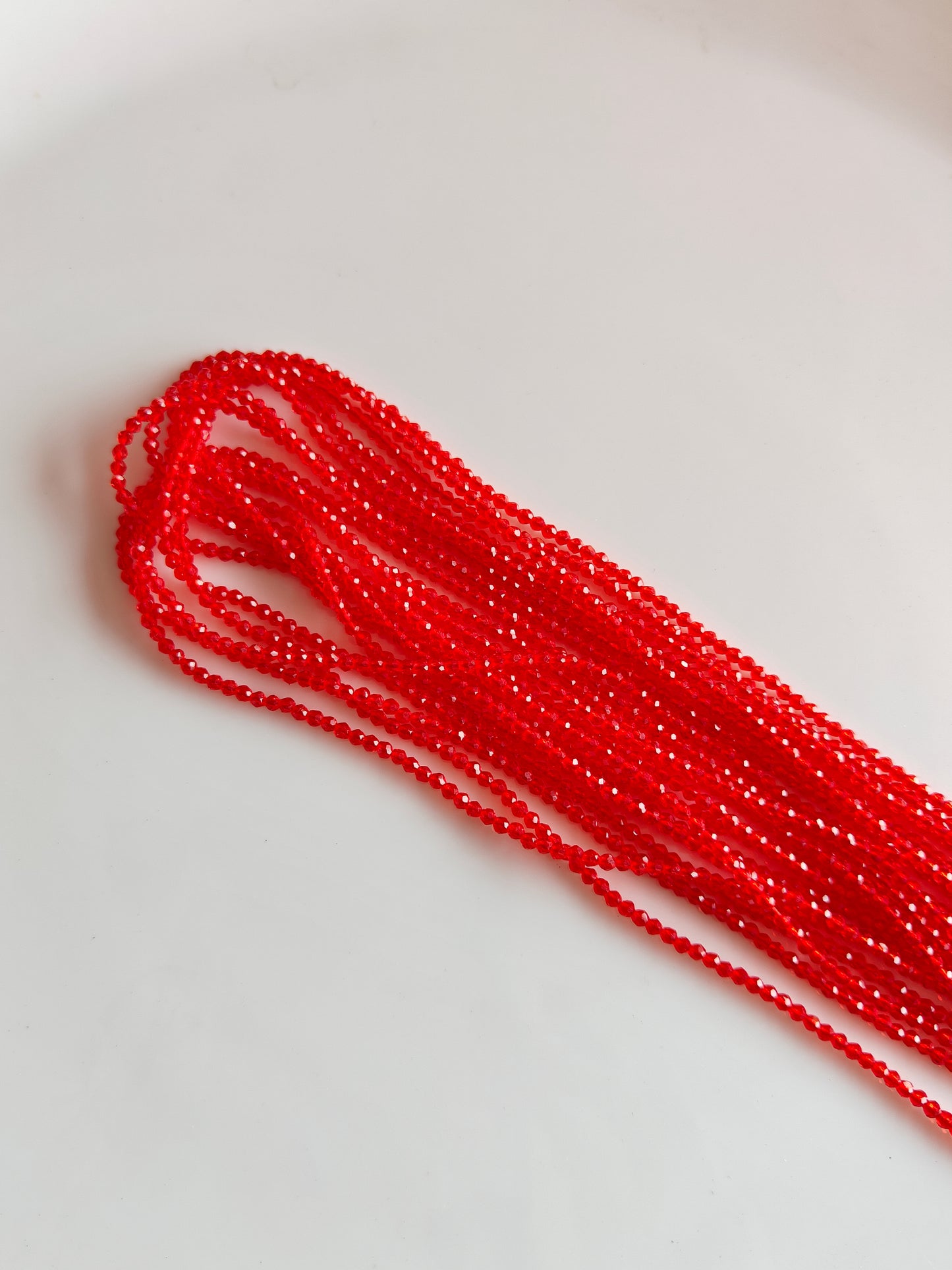 Bright Red 2mm Hydro Beads