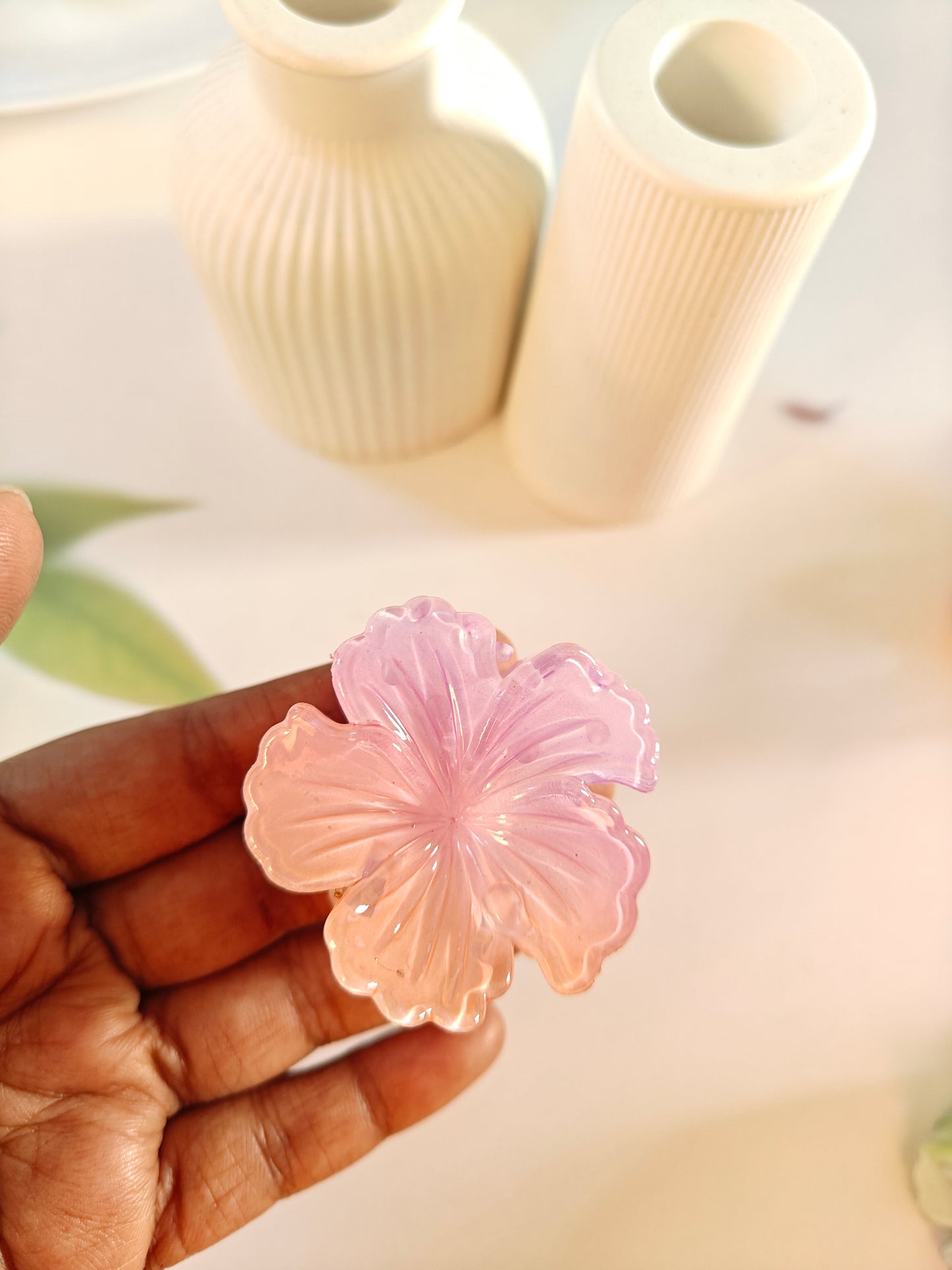 Mini Hibiscus Claw Clip - 1 Piece