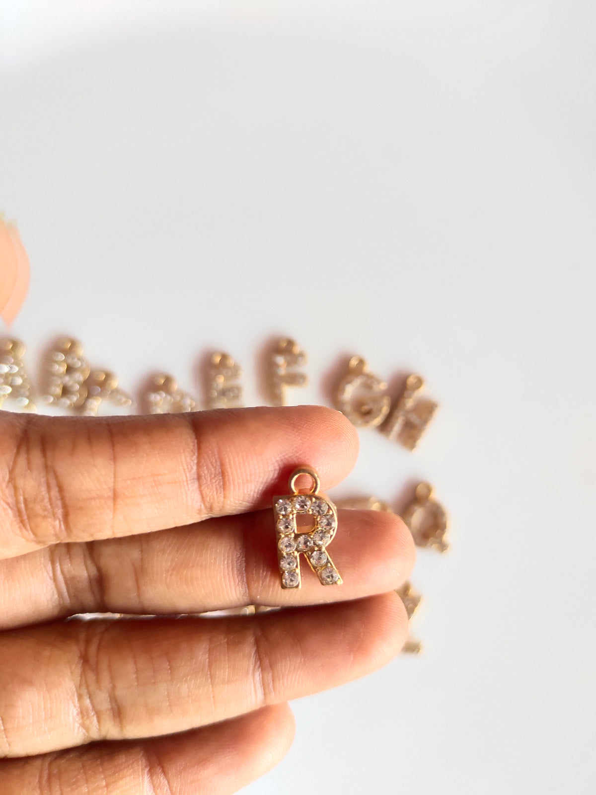 Rhiney Alphabet Charm - 1 Piece
