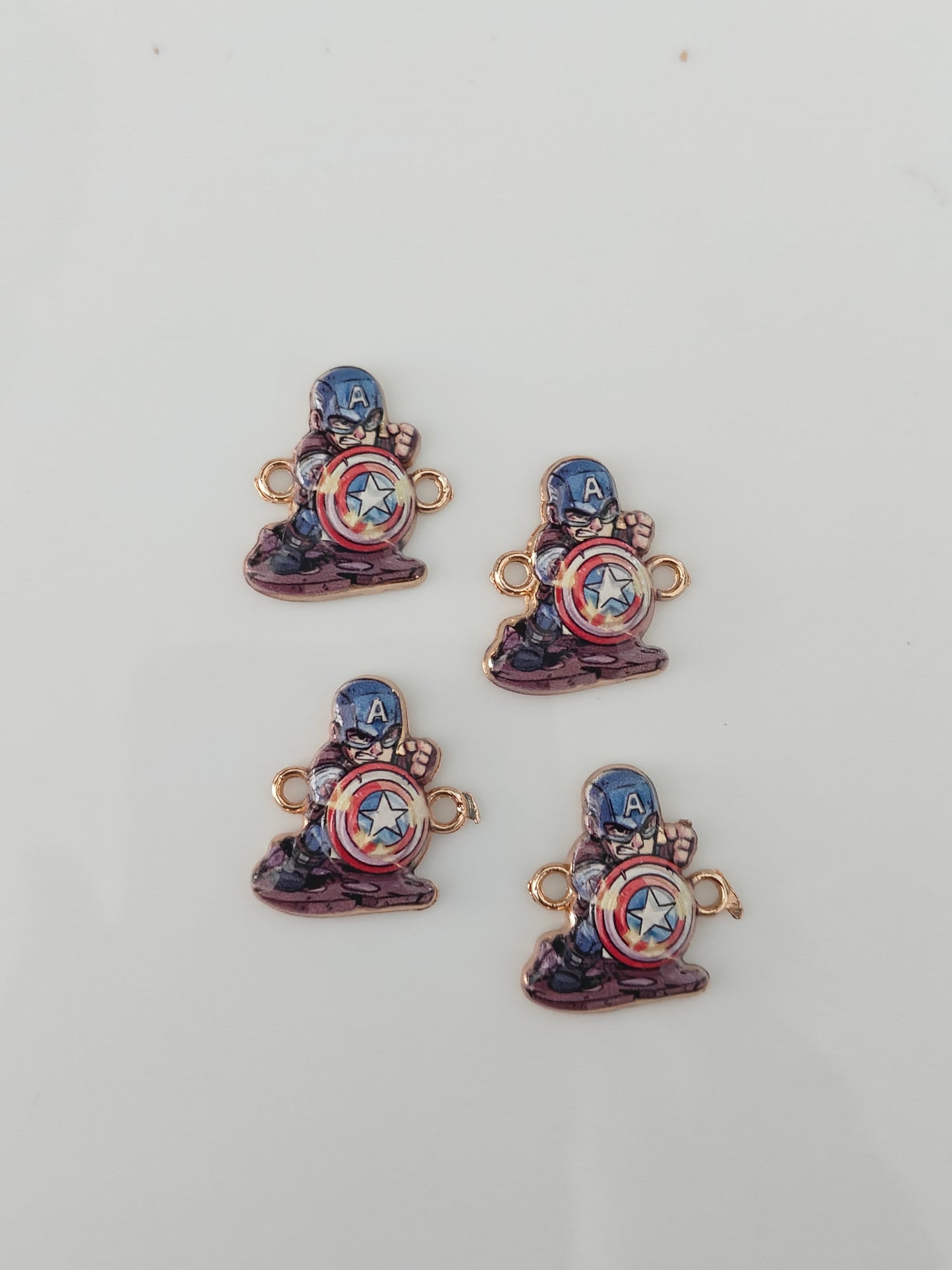 Captain America Connector Charm - 1 Piece