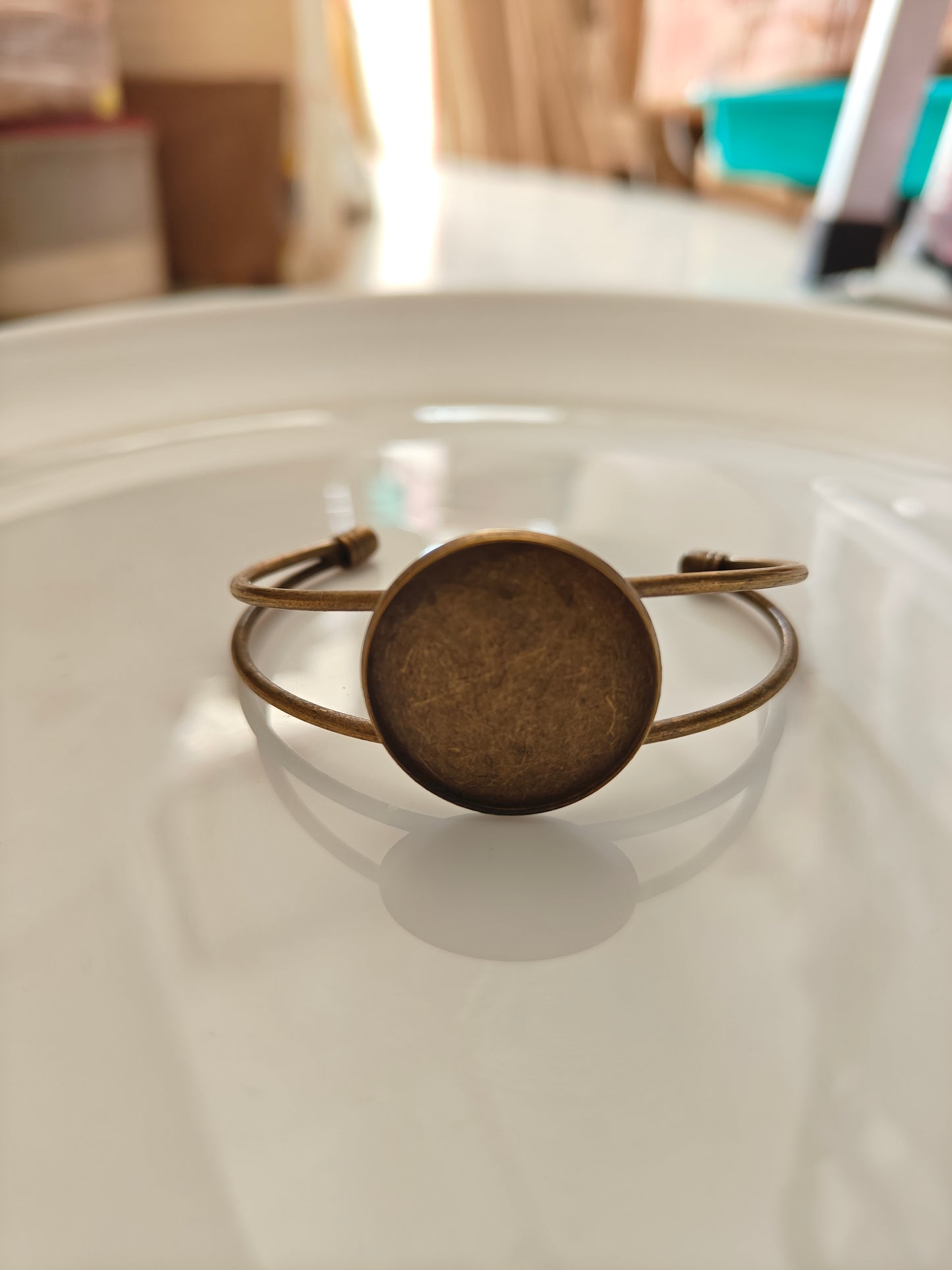 Vintage Bracelet Base 25mm - 1 Piece