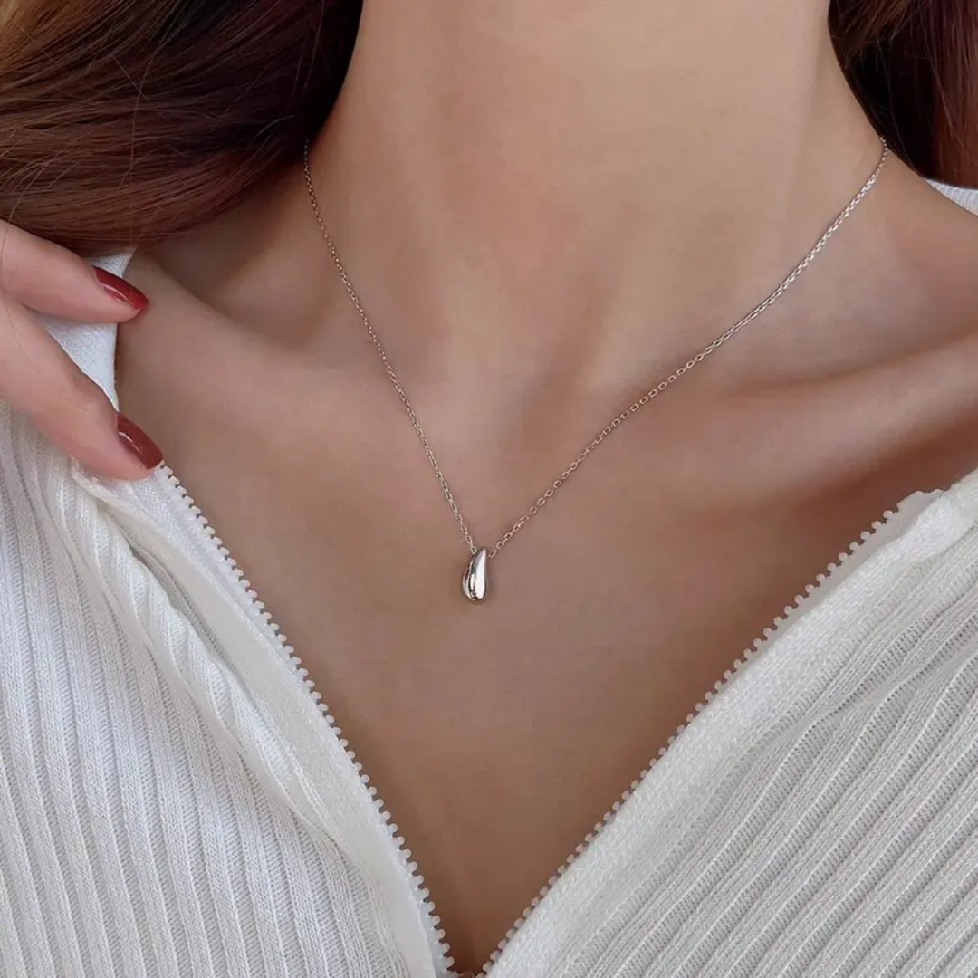 Minimalist Drop Pendant Chain