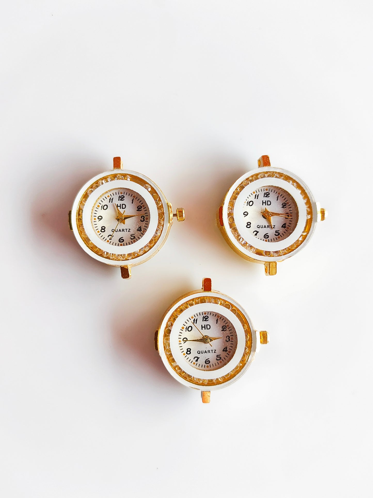 Gold Round Movable Stone Dial - 1 Piece