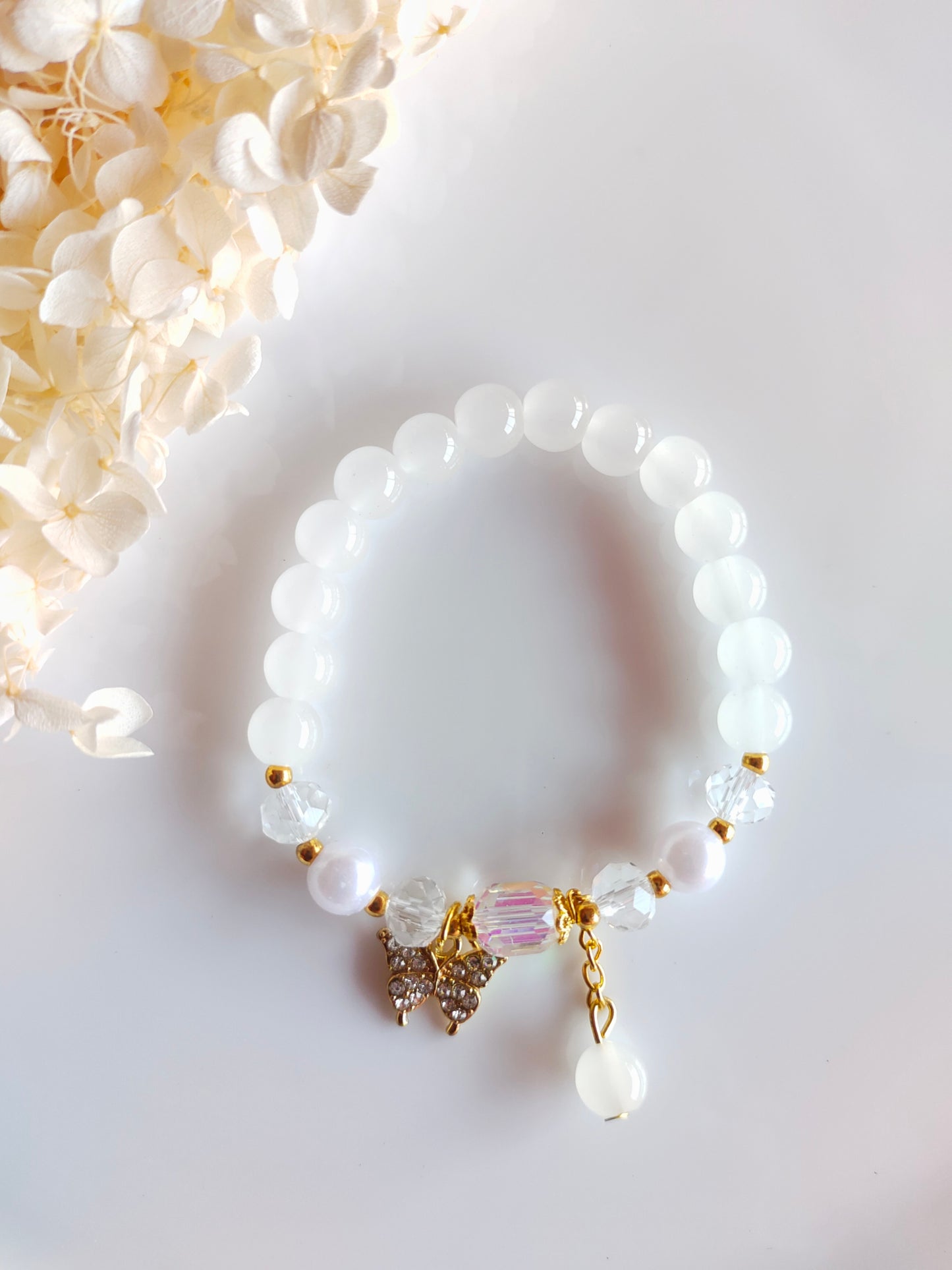 Aurora Flutter Bracelet - White