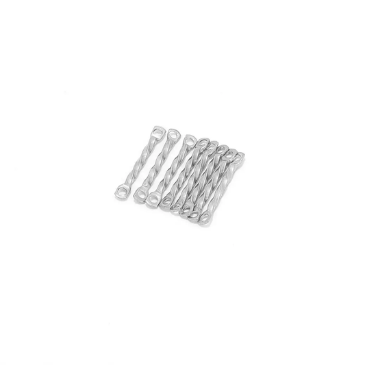 Twisted Bar Connector Stainless Steel - 1 Piece