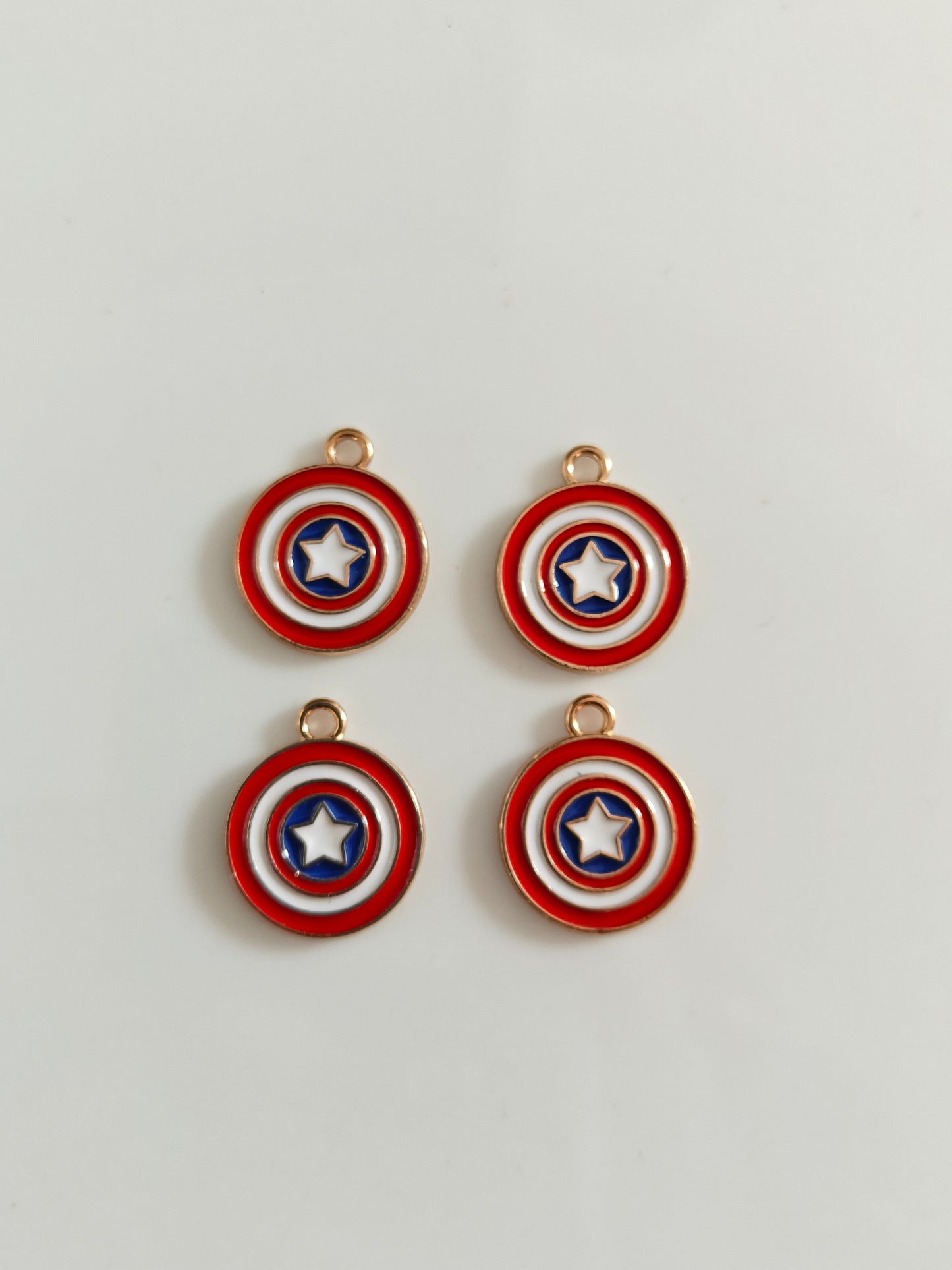 Captain America Shield Charm - 1 Piece
