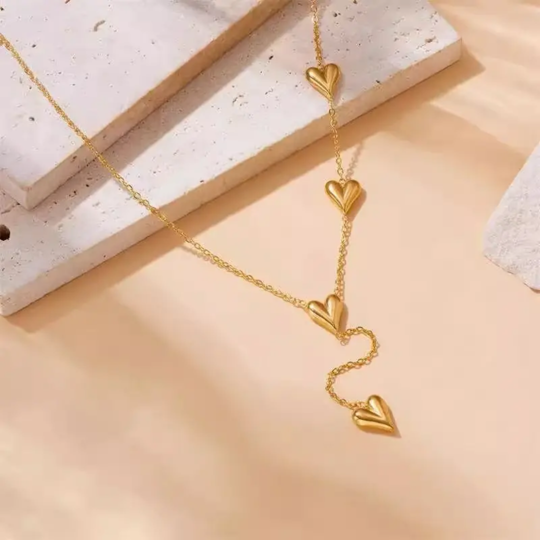 Tri Heart Necklace