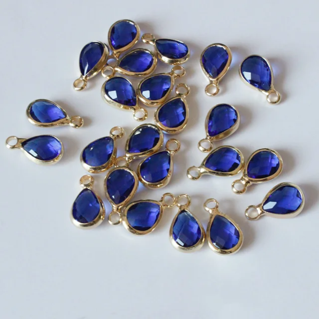 Tear Drop Charm 11*6mm 14k Gold Plated - 1 Piece