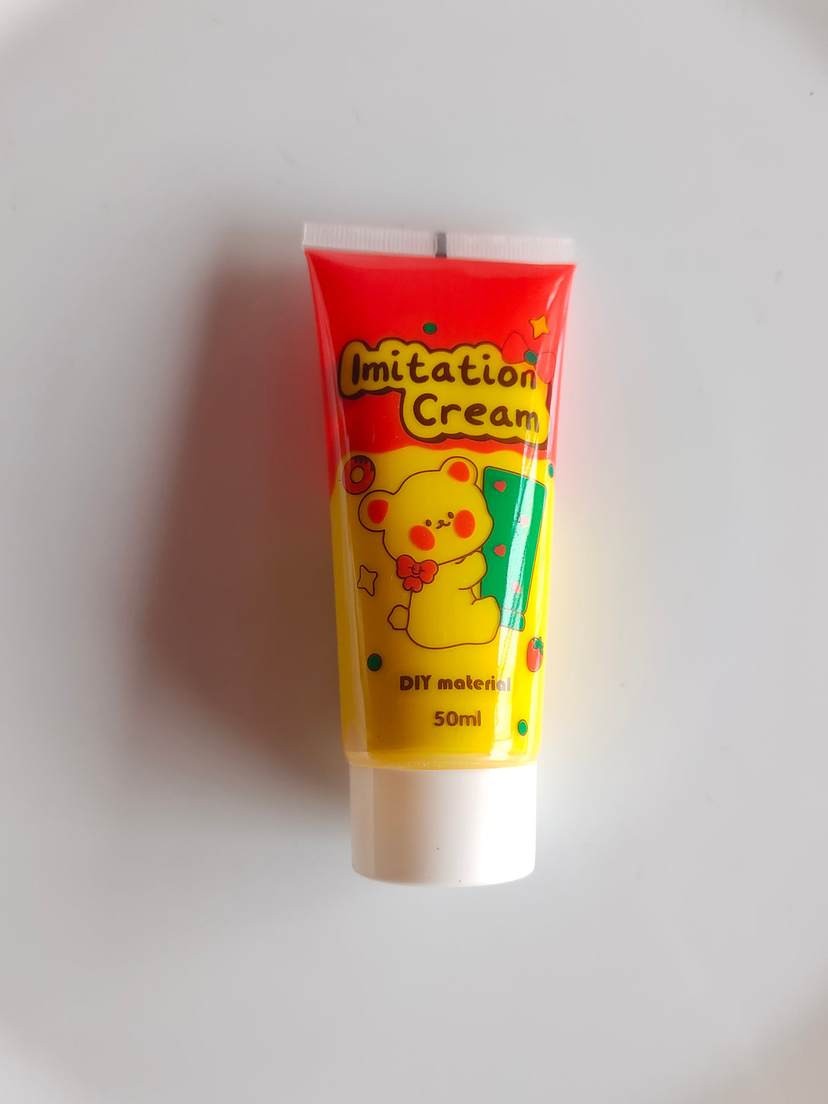 Decoden Glue Lemon Yellow 50ml Tube With Random Nozzel