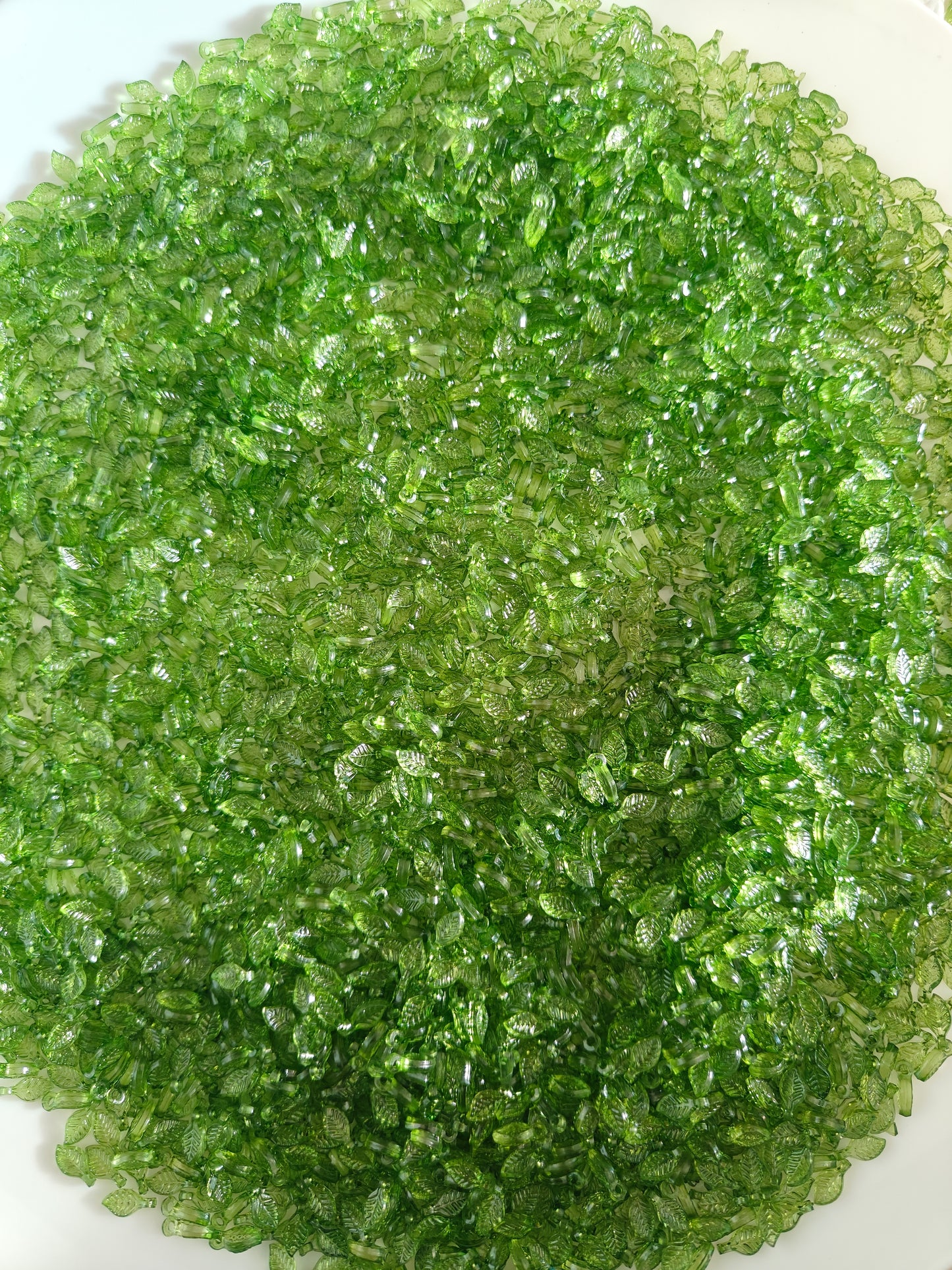 Mini Leaf Beads - 10 grams