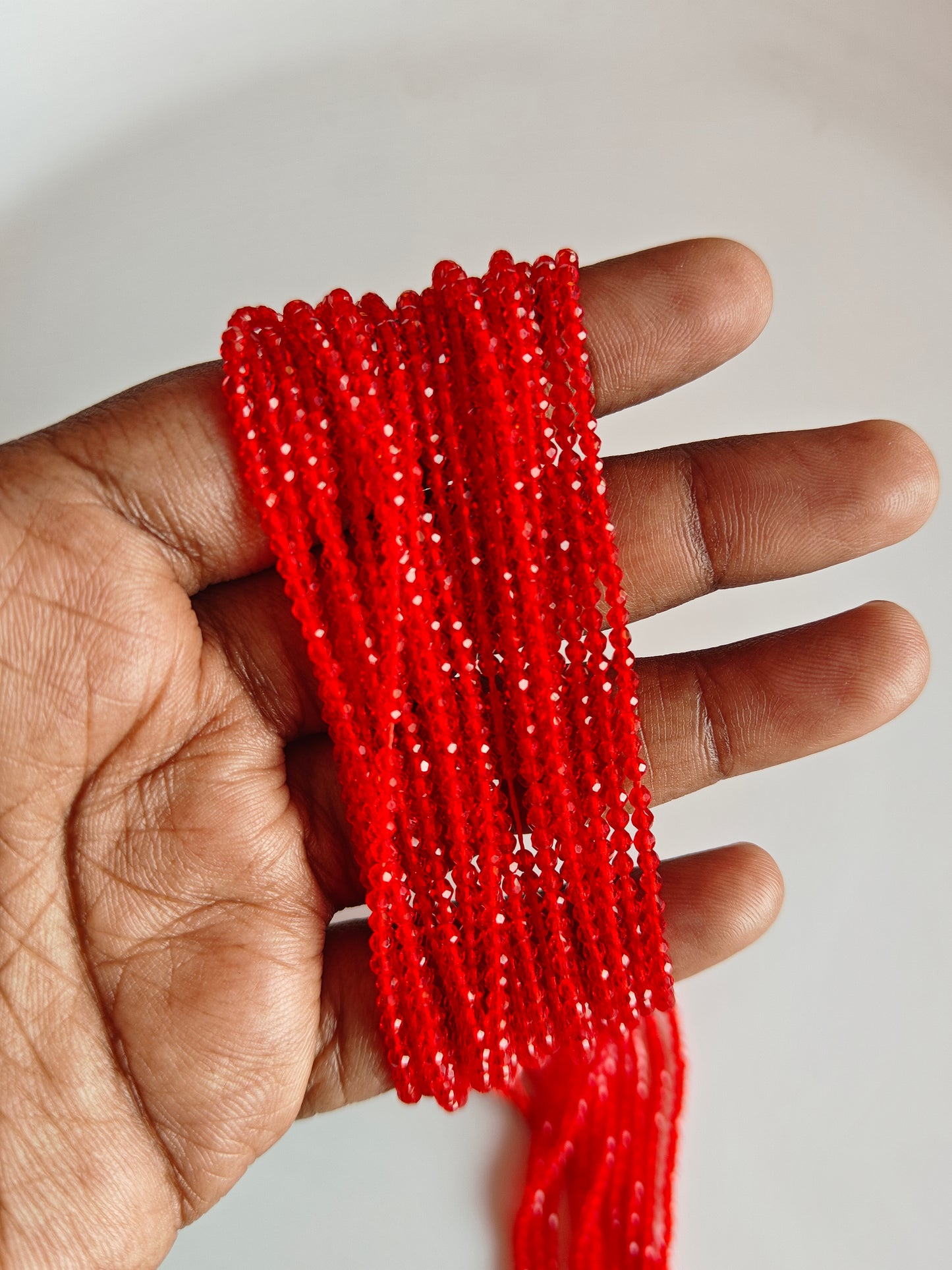 Bright Red 2mm Hydro Beads