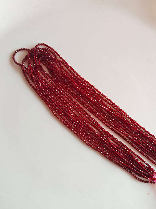 Maroon 2mm Hydro Beads