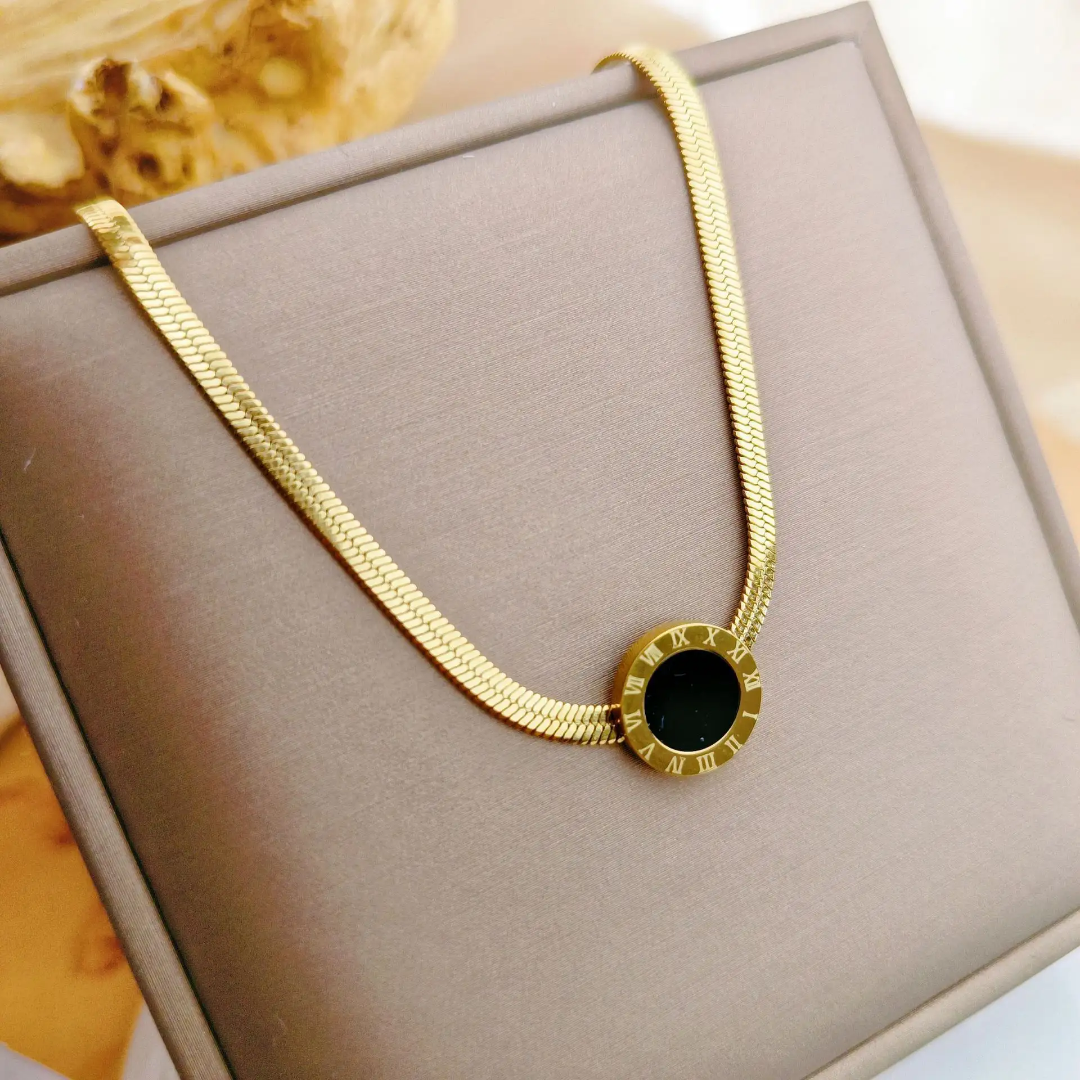 Round Roman Necklace