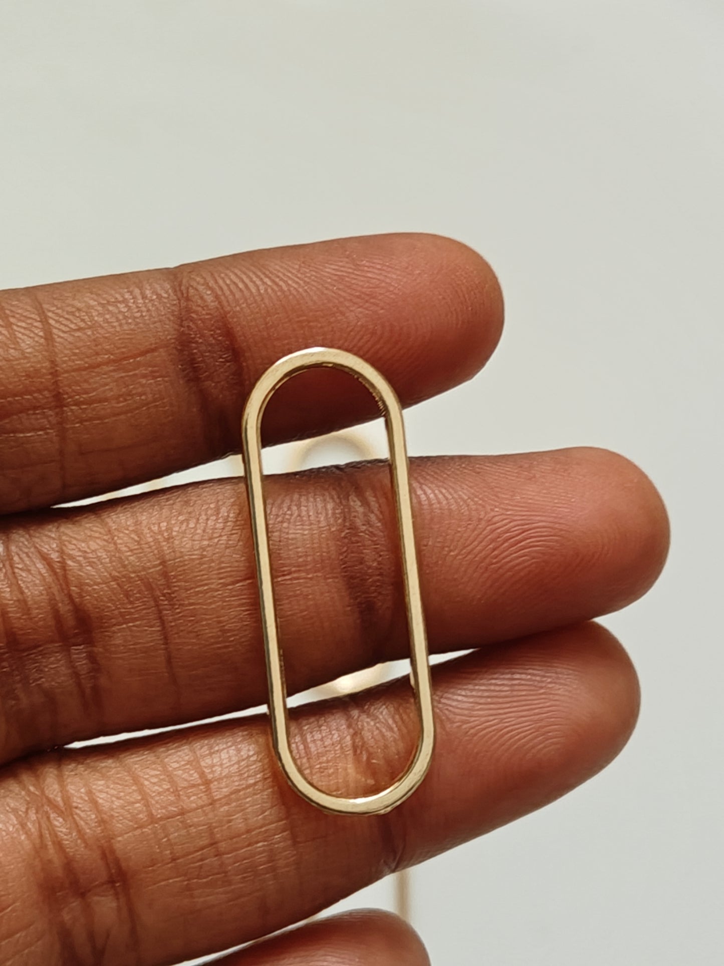 Long Oval Open Bezel 11*31mm - 1 Piece