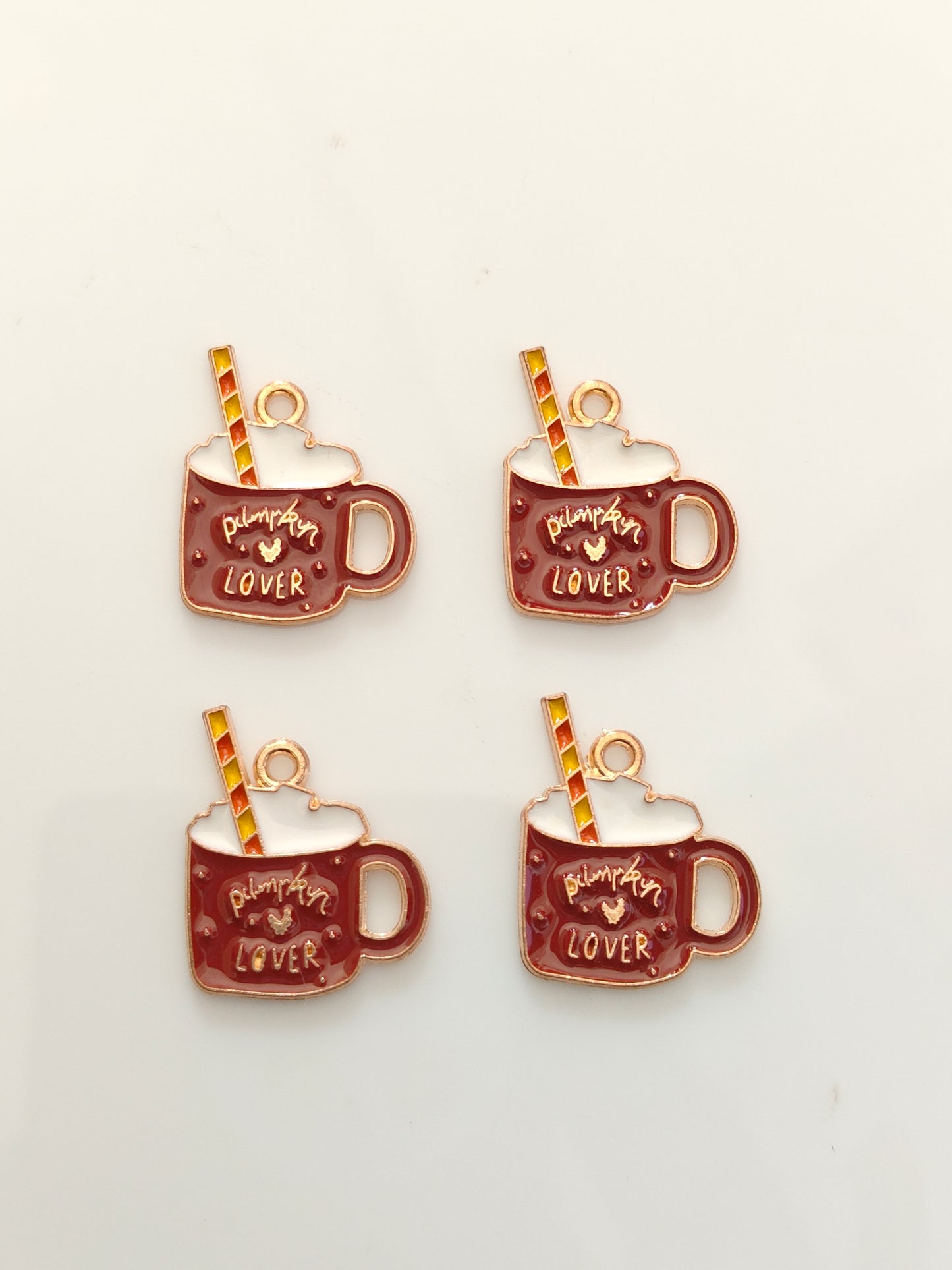 Pumpkin Milkshake Charm - 1 Piece