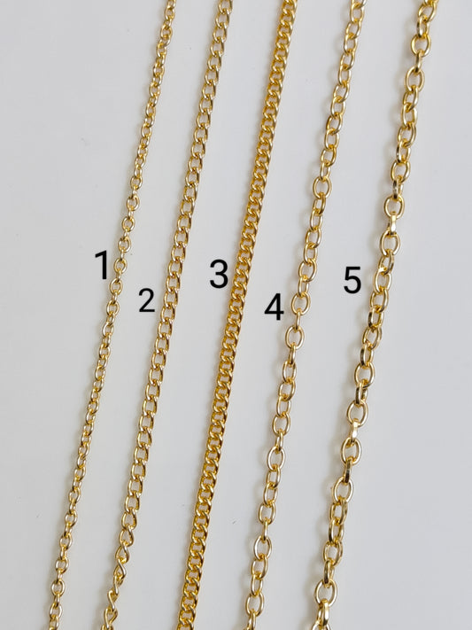 Gold Chain Without Connectors - 25g