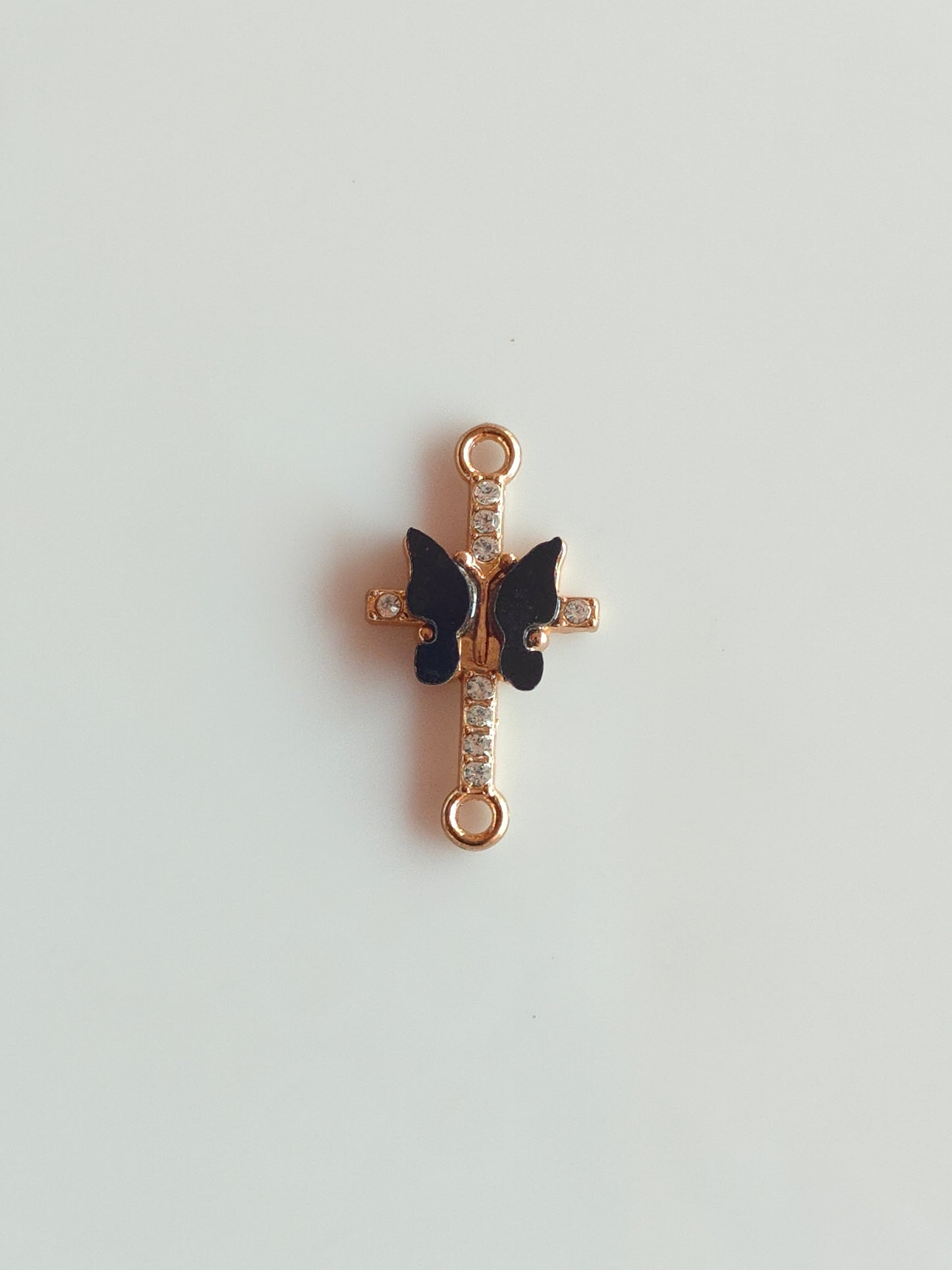 Stone Butterfly Charm - 1 Piece