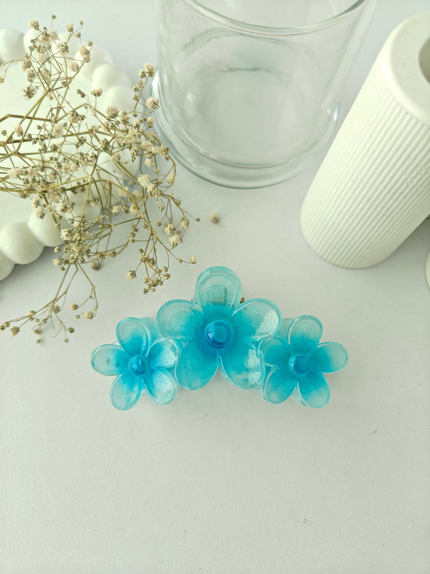 Tri-Floral Claw Clips