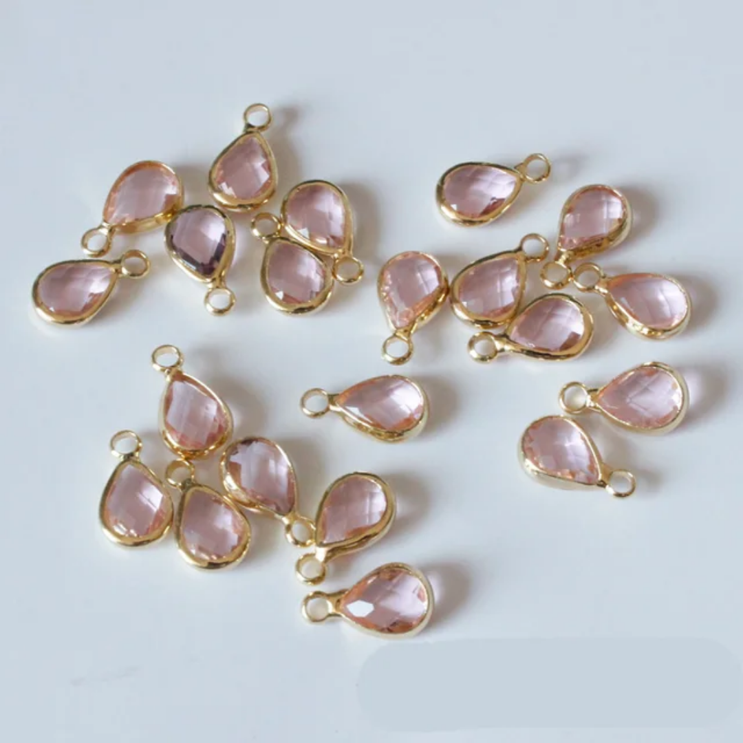 Tear Drop Charm 11*6mm 14k Gold Plated - 1 Piece
