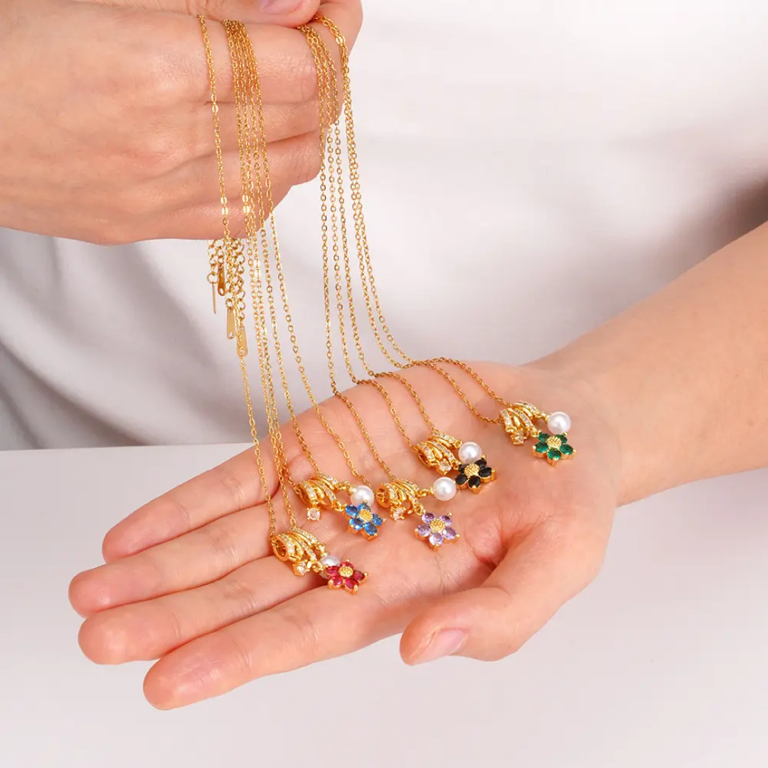 Pearl Blossom Necklace