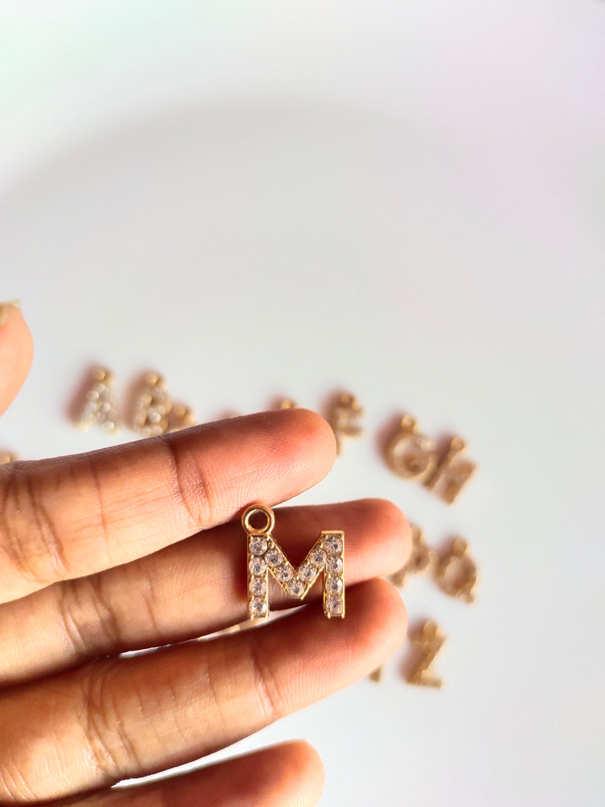 Rhiney Alphabet Charm - 1 Piece