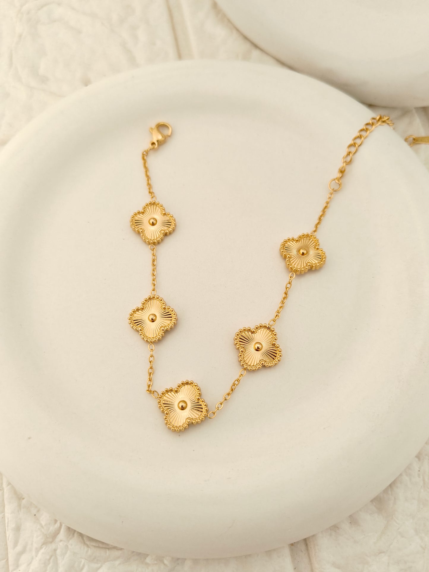 Golden Clover Bracelet