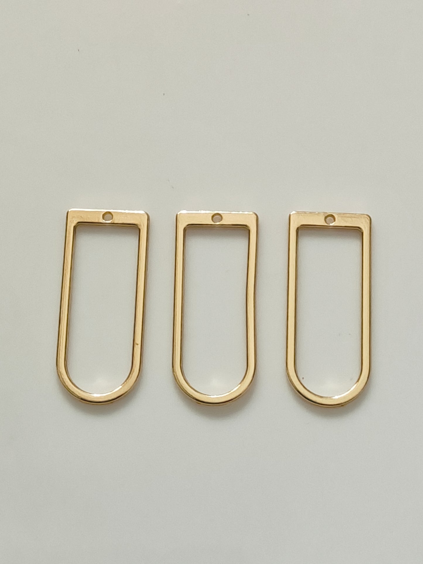U Shaped Open Bezel 12*30mm - 1 Piece