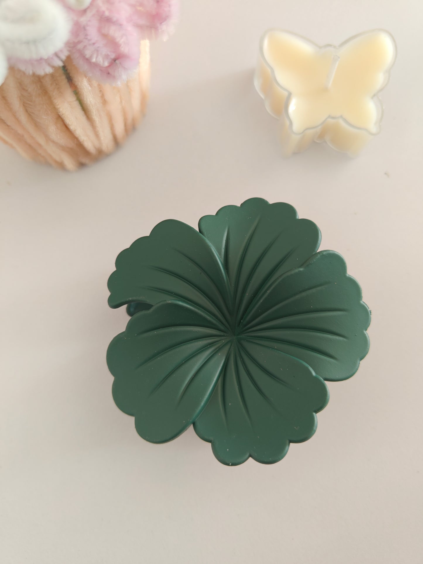 Matte Hibiscus Claw Clips - Big Size
