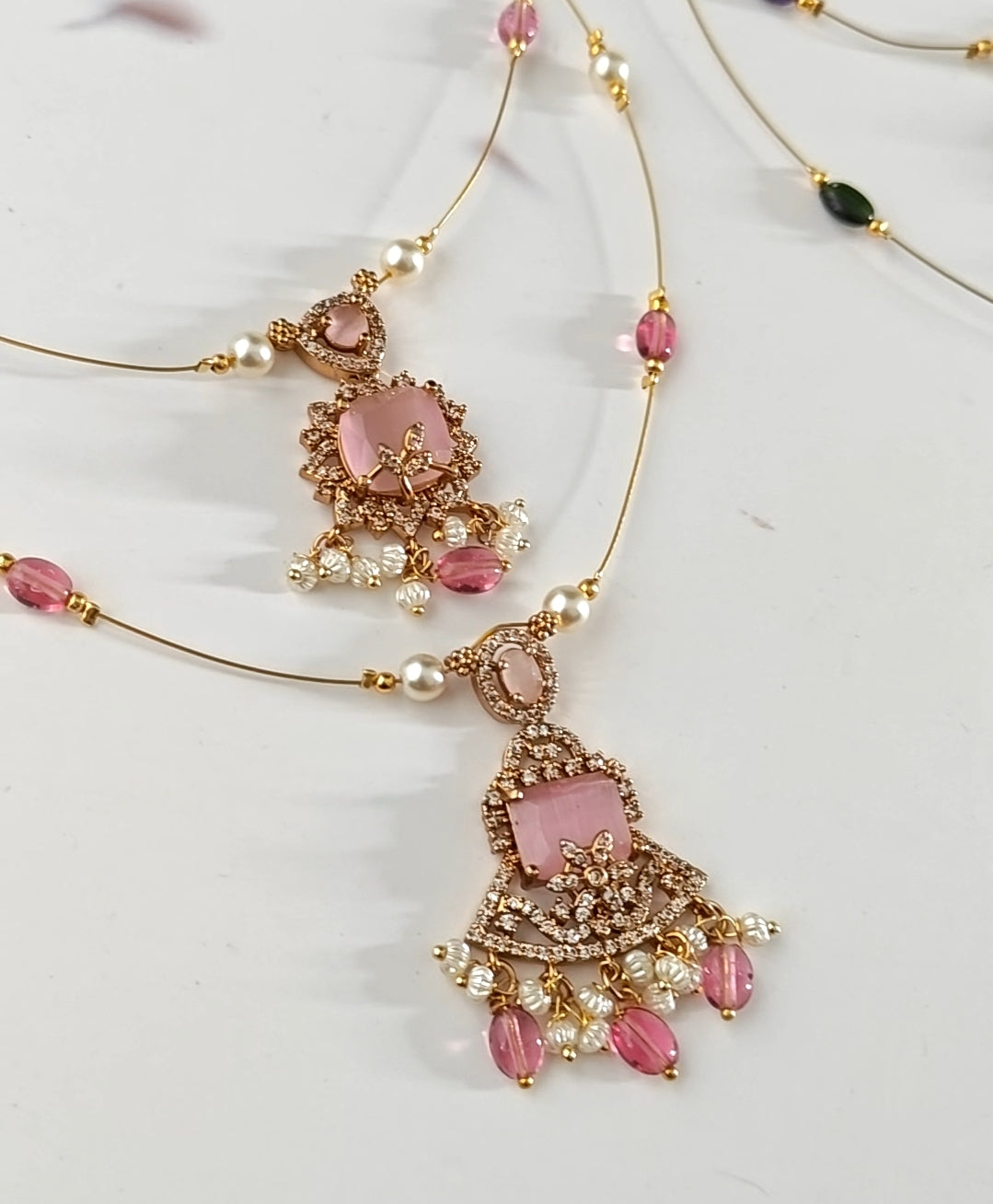 Pink Square Invisible Chains