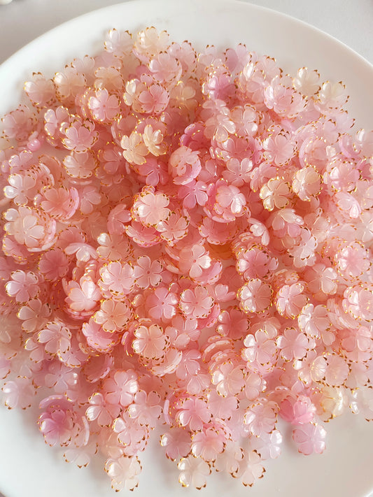 Acrylic Flowers Peach Pink - 20g