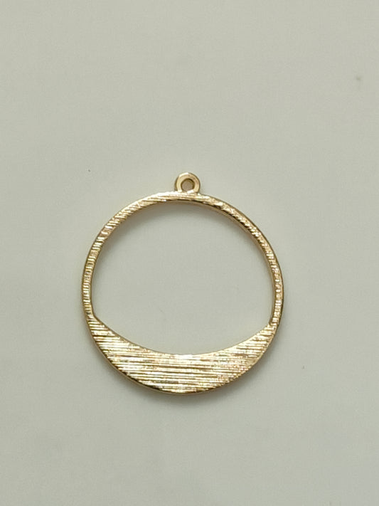 Circle Open Bezel 28*30mm - 1 Piece