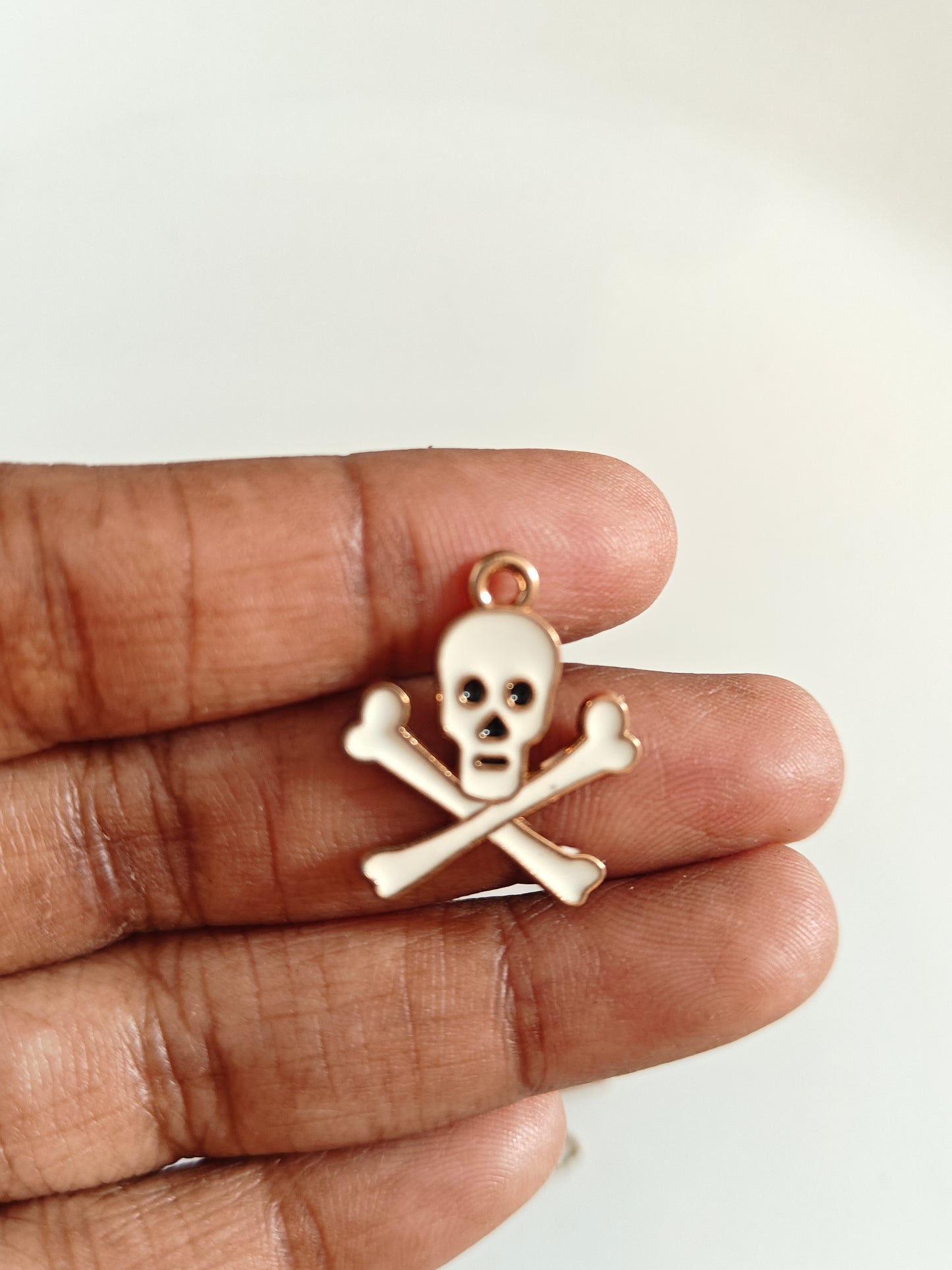 Skeleton Head Charm - 1 Piece
