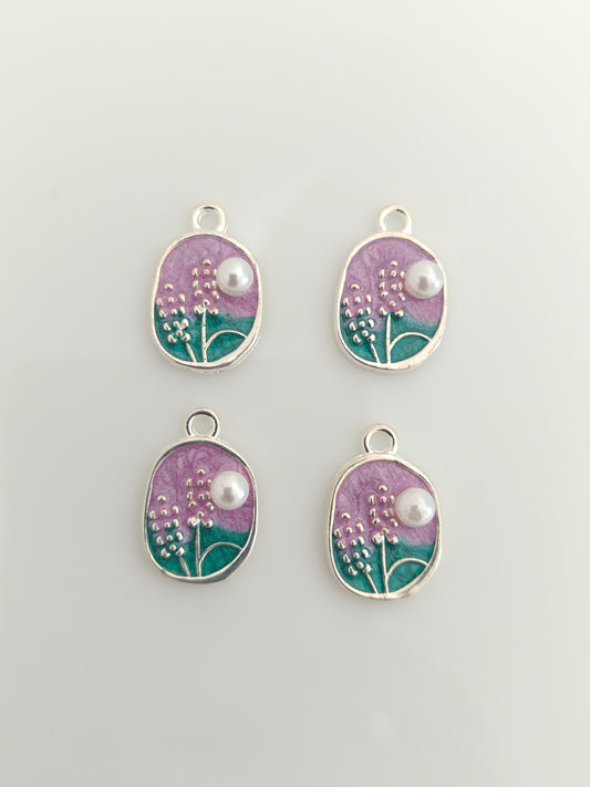 Violet Meadow Charm - 1 Piece
