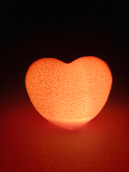 Mini Heart Lamp - Yellow (1 Piece)