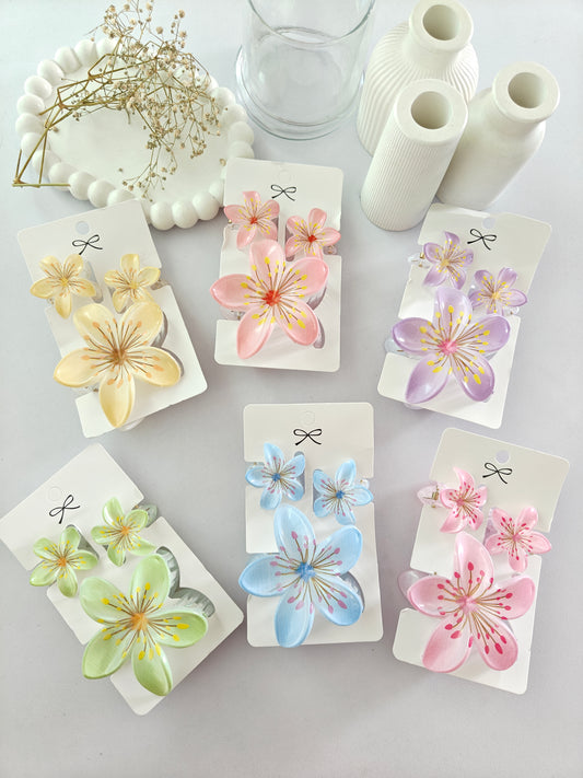 Floral Tri-Claw Combo