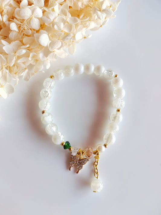 Ethereal Spark Bracelet - White