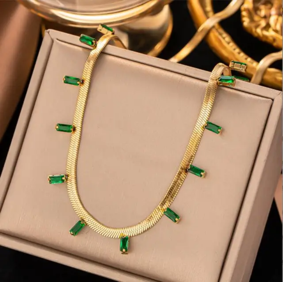 Emerald Symphony Necklace