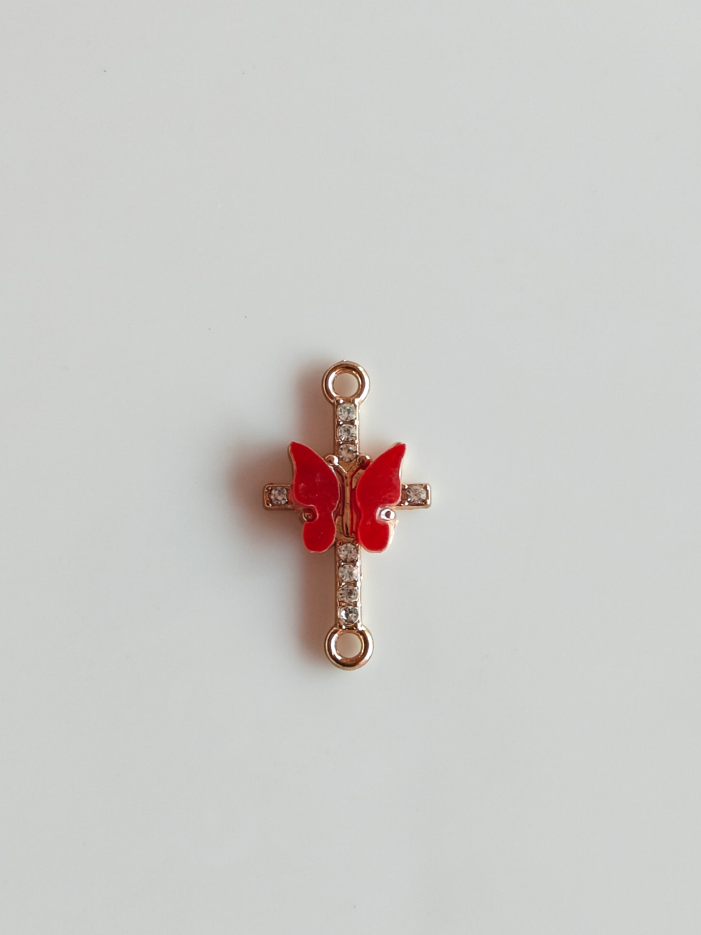 Stone Butterfly Charm - 1 Piece