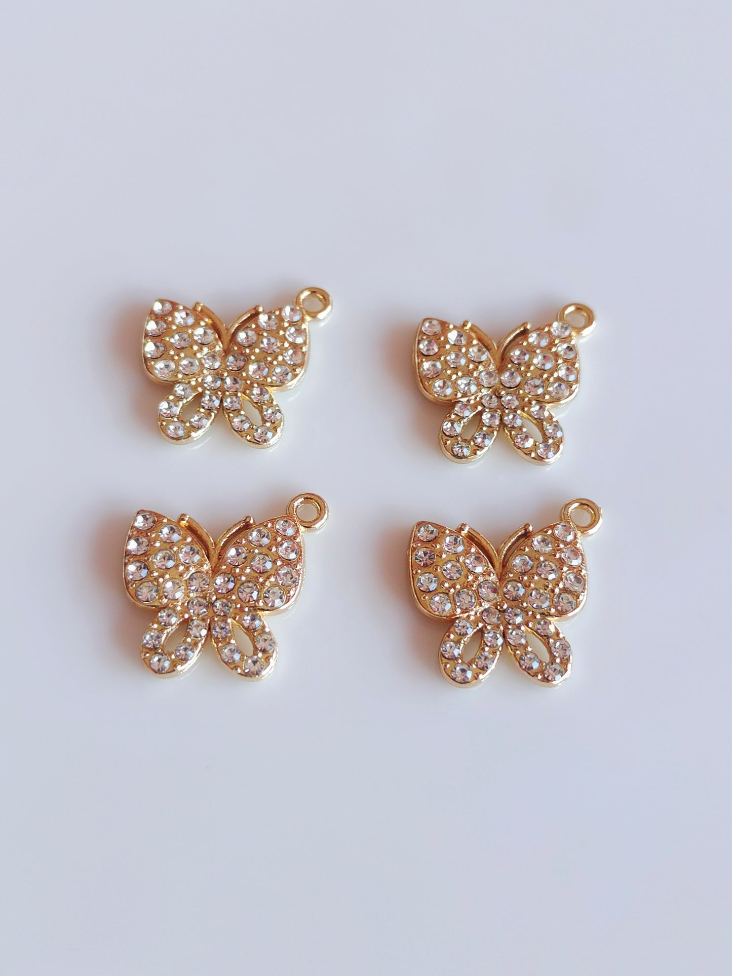 Butterfly Rhiny Charm - 1 Piece
