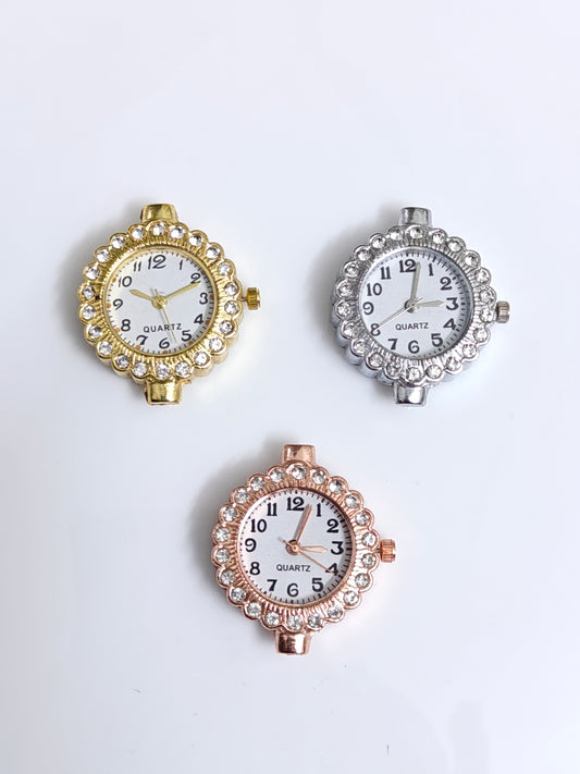 Round Stoned Dial - 1 Piece